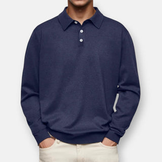 Ashcroft | Aiden Long-Sleeve Polo