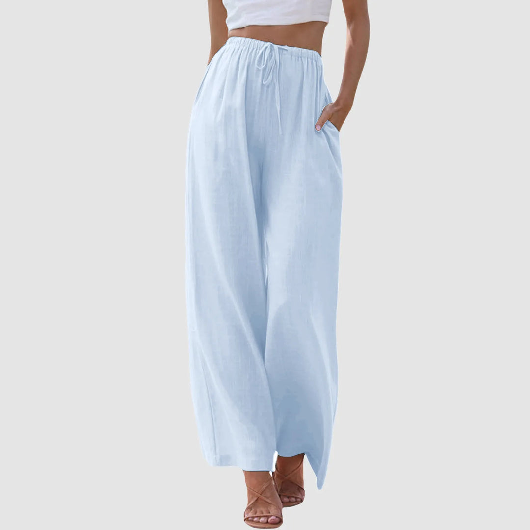 Varel | High-Waist Wide-Leg Comfort Trousers