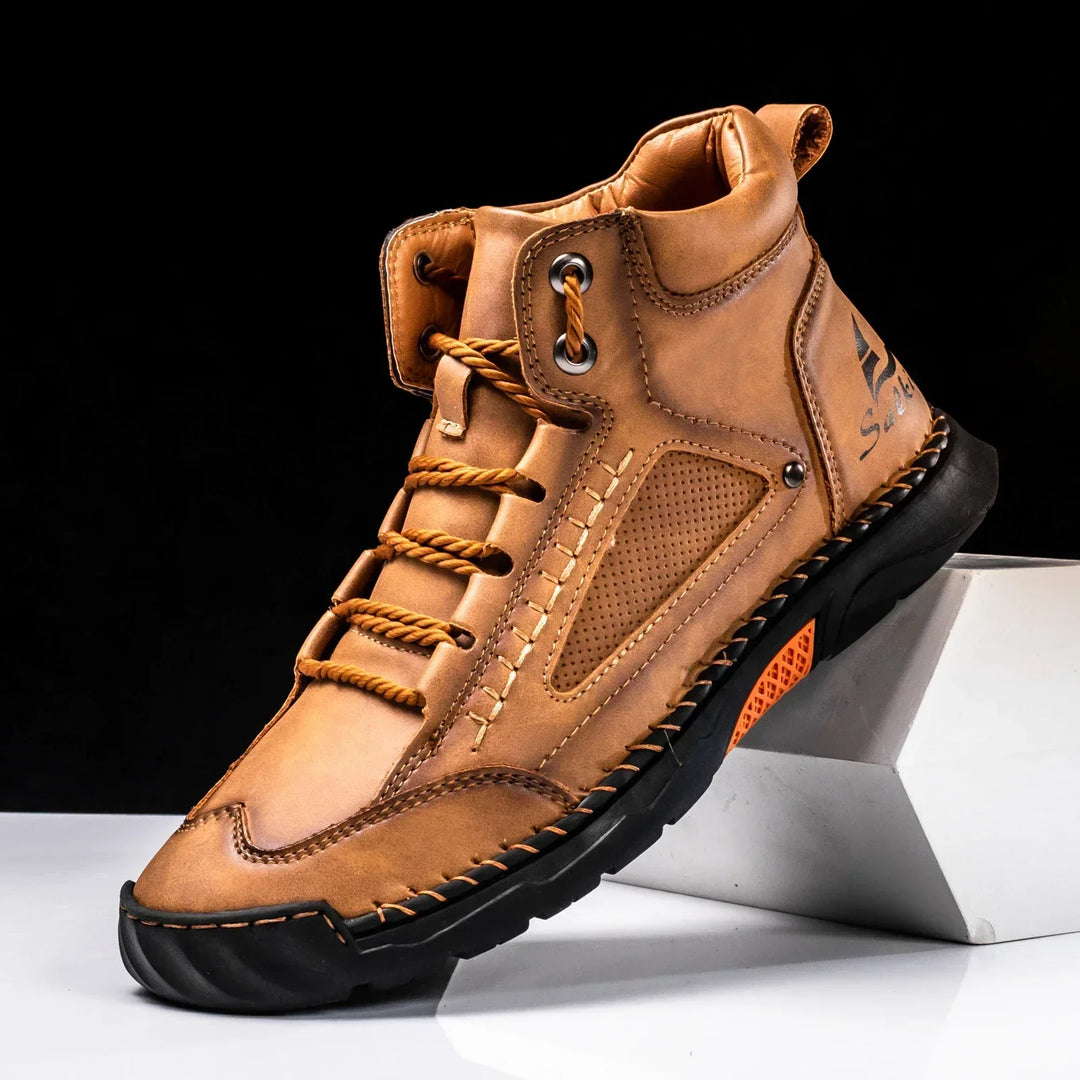 Ashcroft | St. Moritz Leather High-Top Shoes