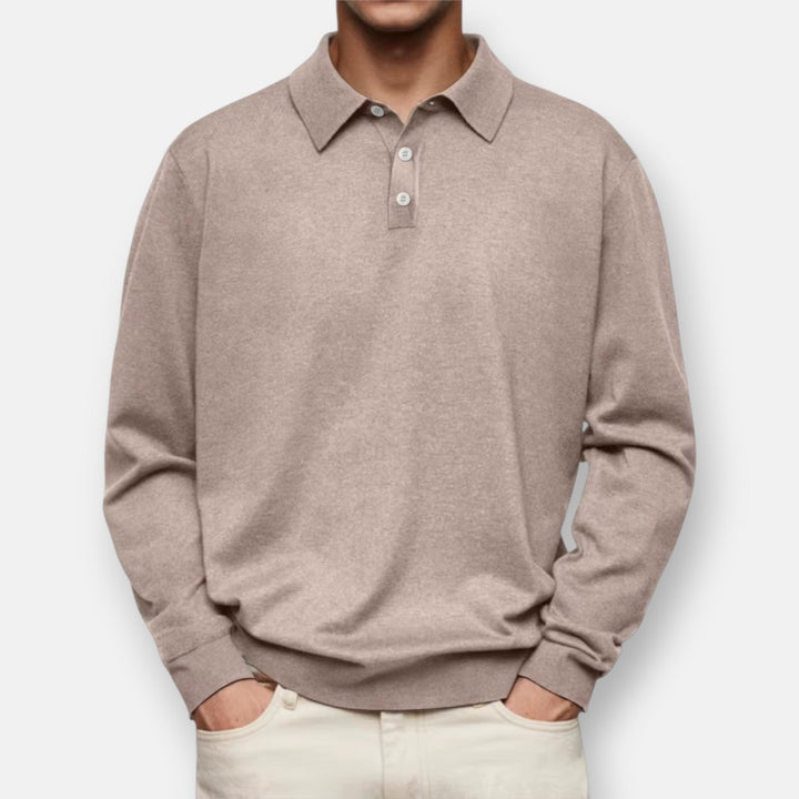 Ashcroft | Aiden Long-Sleeve Polo