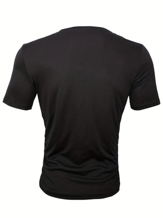Cazel | Elegant Round-Neck T-Shirt with Graphic Print