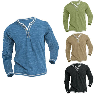 Ashcroft | Men's Long Sleeve V-Neck Top