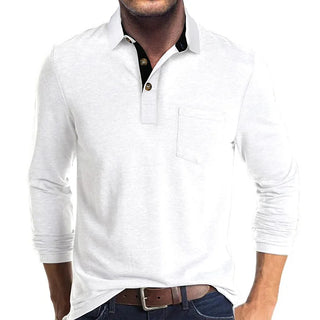 Ashcroft | Men's Solid Colour Long Sleeve Shirt
