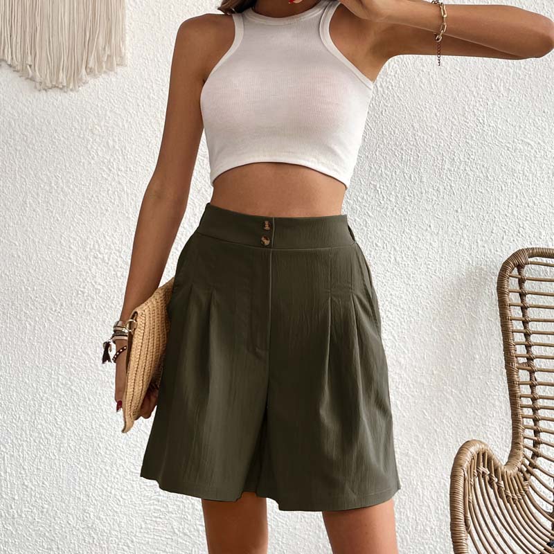 Plain Casual Shorts