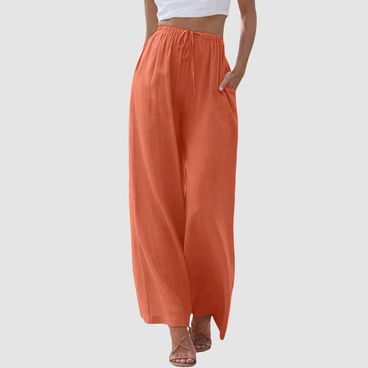 Varel | High-Waist Wide-Leg Comfort Trousers