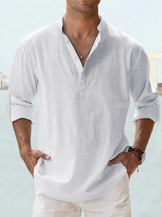 Ashcroft | Men's Breathable Linen Shirt