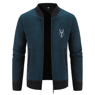 Pieter | Knitted Cardigan with Autumn Detail