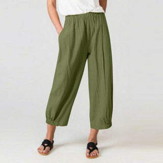 High-Waist Harem Trousers
