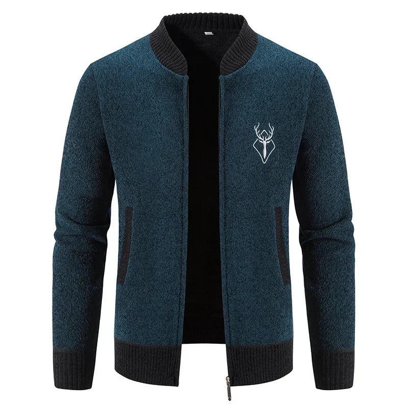 Pieter | Knitted Cardigan with Autumn Detail