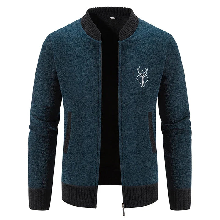 Pieter | Knitted Cardigan with Autumn Detail