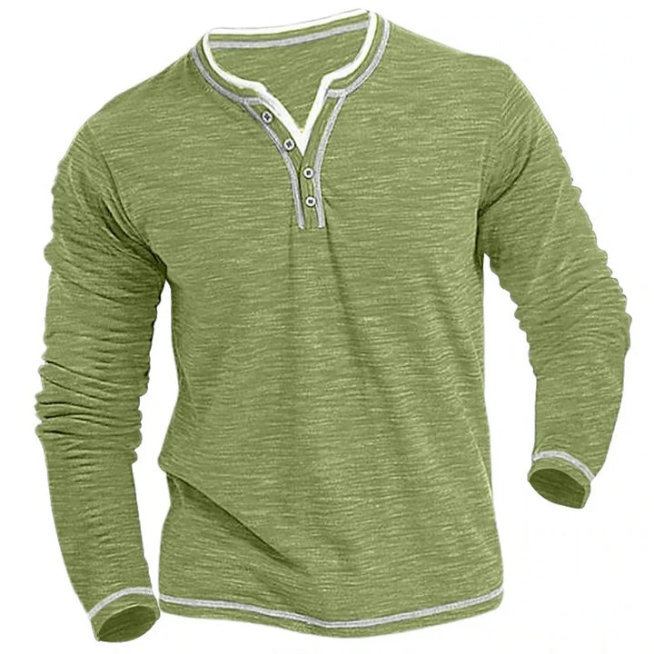 Ashcroft | Men's Long Sleeve V-Neck Top