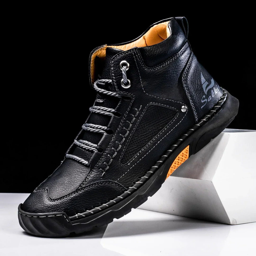 Ashcroft | St. Moritz Leather High-Top Shoes