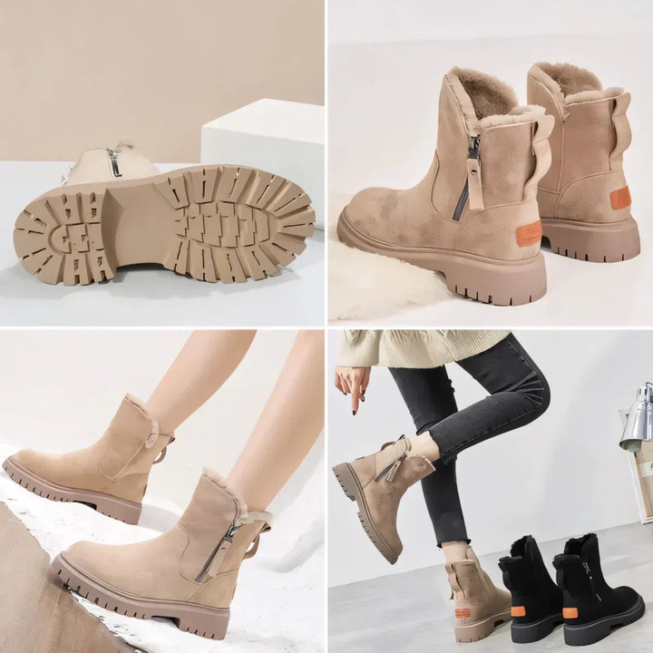 Ashcroft | Lined Winter Boots with Side Zip