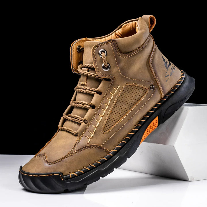 Ashcroft | St. Moritz Leather High-Top Shoes
