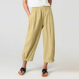High-Waist Harem Trousers