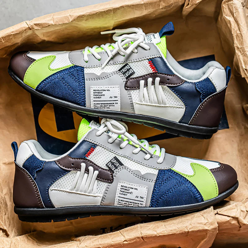 Ashcroft | Retro Colour Block Trainers