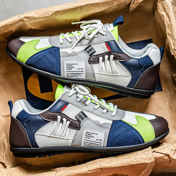 Ashcroft | Retro Colour Block Trainers