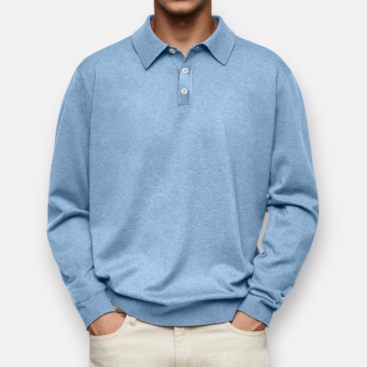 Ashcroft | Aiden Long-Sleeve Polo