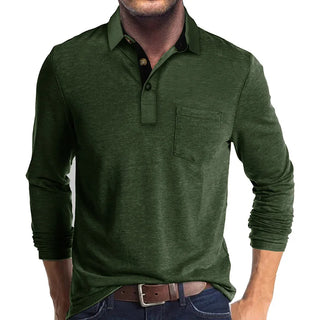 Ashcroft | Men's Solid Colour Long Sleeve Shirt