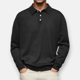 Ashcroft | Aiden Long-Sleeve Polo