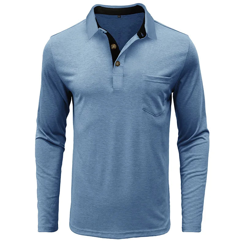 Ashcroft | Men's Solid Colour Long Sleeve Shirt