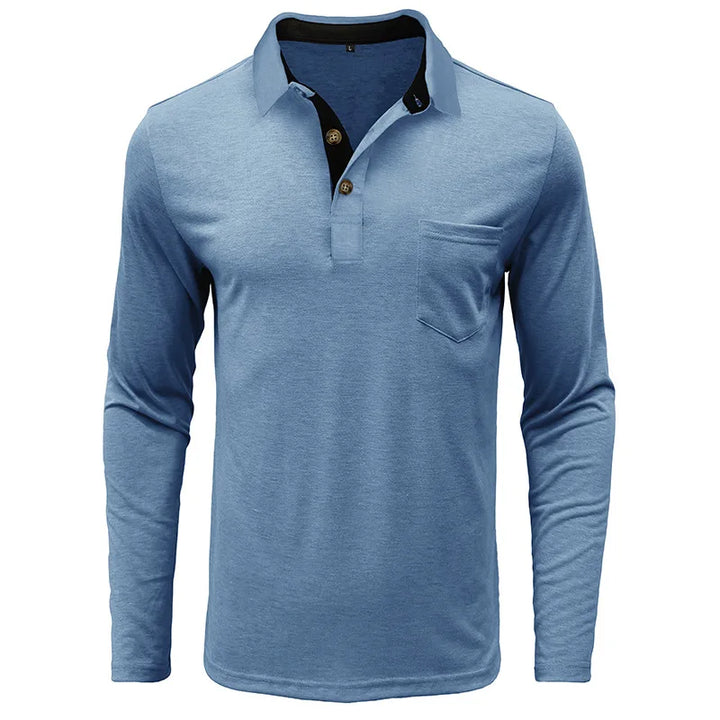 Ashcroft | Men's Solid Colour Long Sleeve Shirt