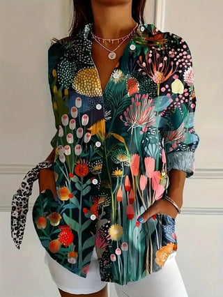 Ashcroft | Astrid Colourful Patterned Blouse