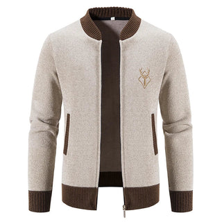 Pieter | Knitted Cardigan with Autumn Detail