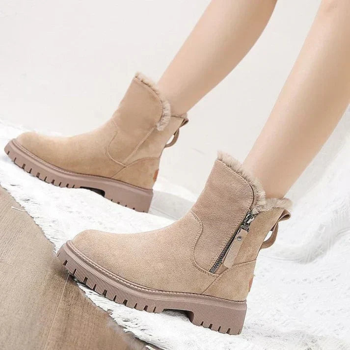 Ashcroft | Lined Winter Boots with Side Zip