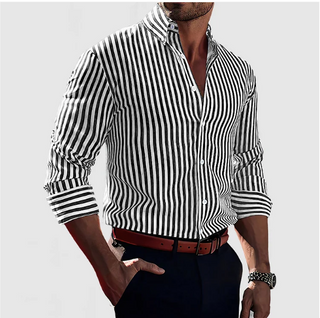 Ashcroft | Men's Striped Cotton Shirt