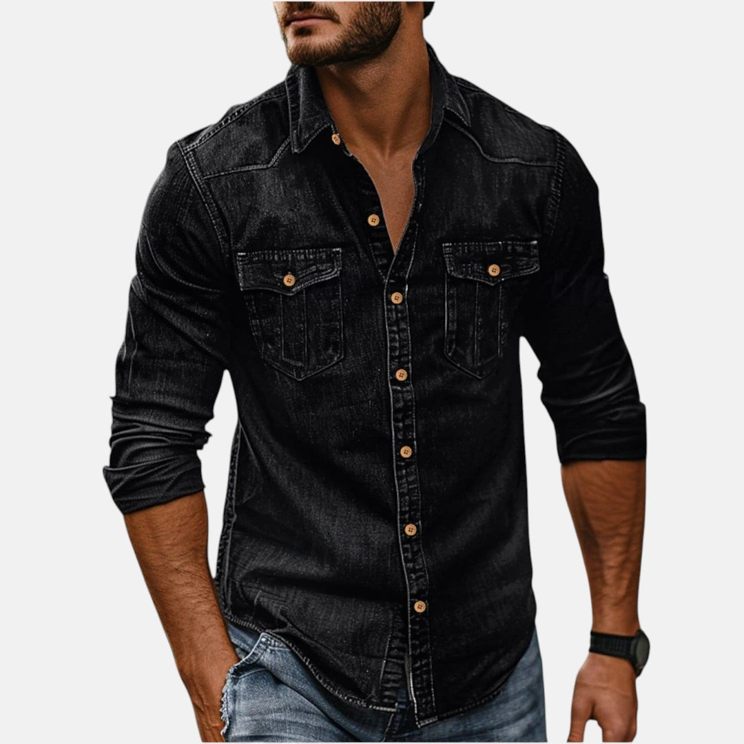 Ashcroft | Ugo Versatile Denim Shirt