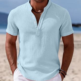 Callum | Summer Button-Up Short Sleeve Shirt