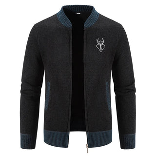Pieter | Knitted Cardigan with Autumn Detail