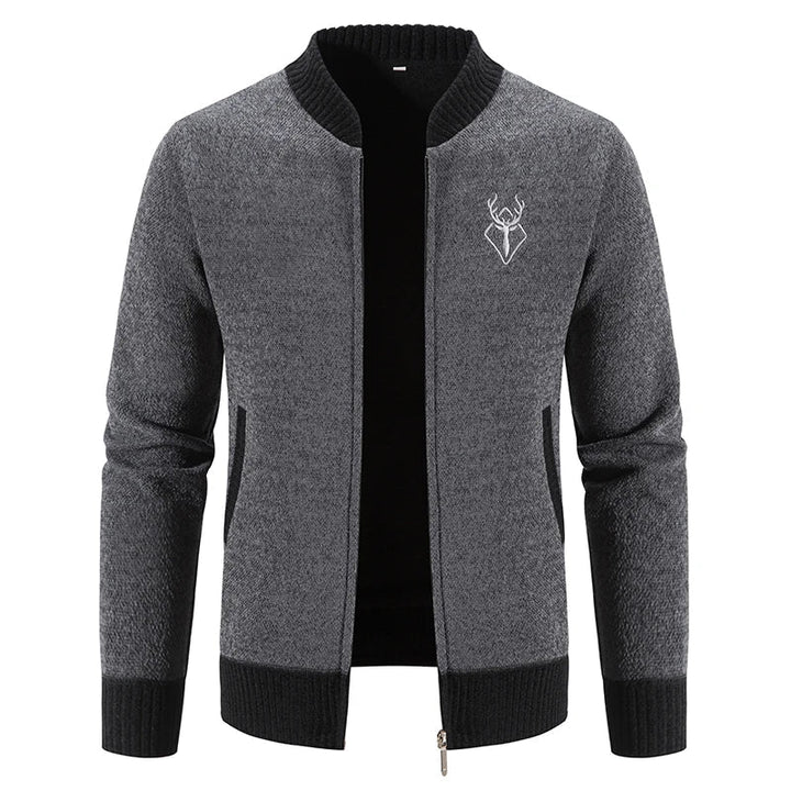 Pieter | Knitted Cardigan with Autumn Detail