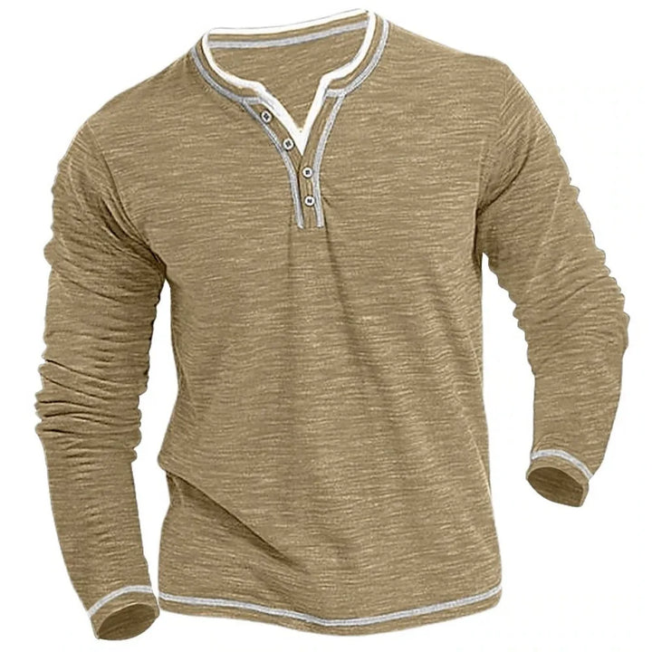 Ashcroft | Men's Long Sleeve V-Neck Top
