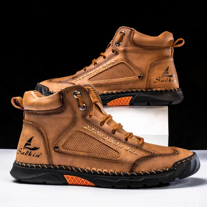 Ashcroft | St. Moritz Leather High-Top Shoes