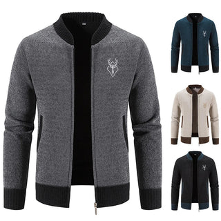 Pieter | Knitted Cardigan with Autumn Detail