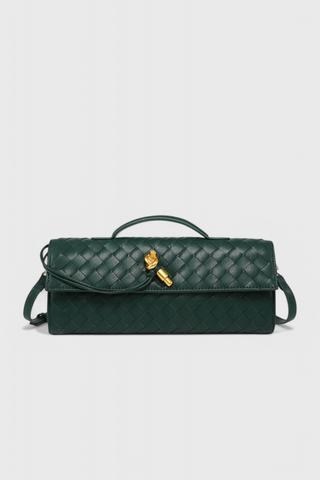 Melanie | Gold Bow Clutch