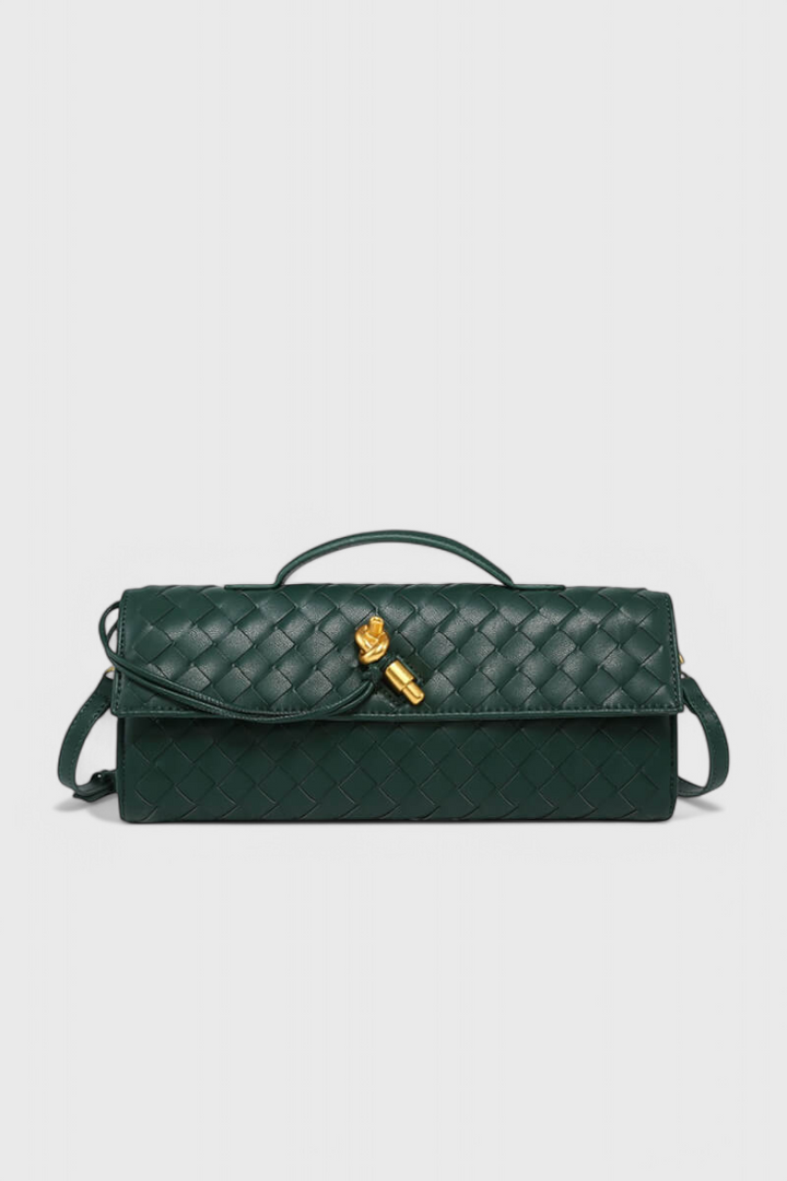 Melanie | Gold Bow Clutch