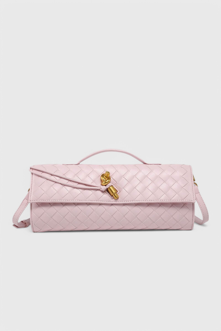 Melanie | Gold Bow Clutch