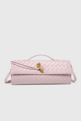 Melanie | Gold Bow Clutch