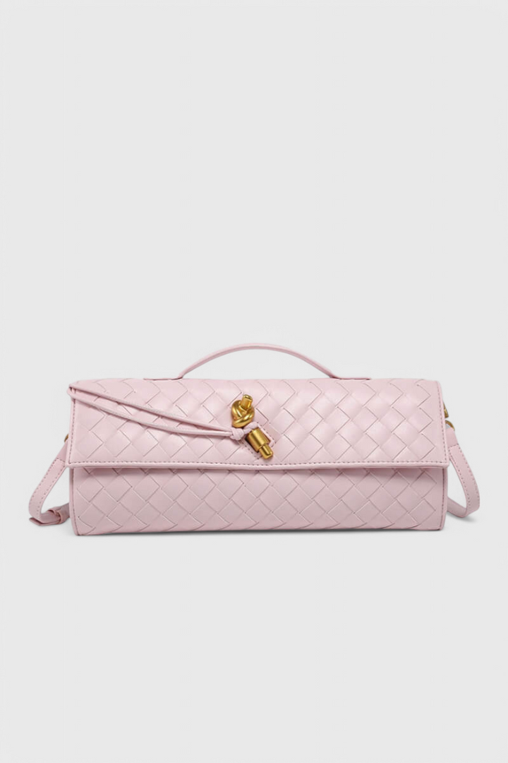 Melanie | Gold Bow Clutch