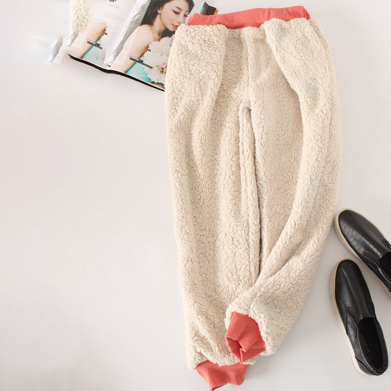 Plain Warm Trousers
