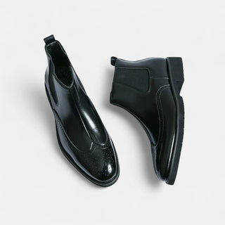 Ashcroft | Marzio Elegant Men's Faux Leather Chelsea Boots