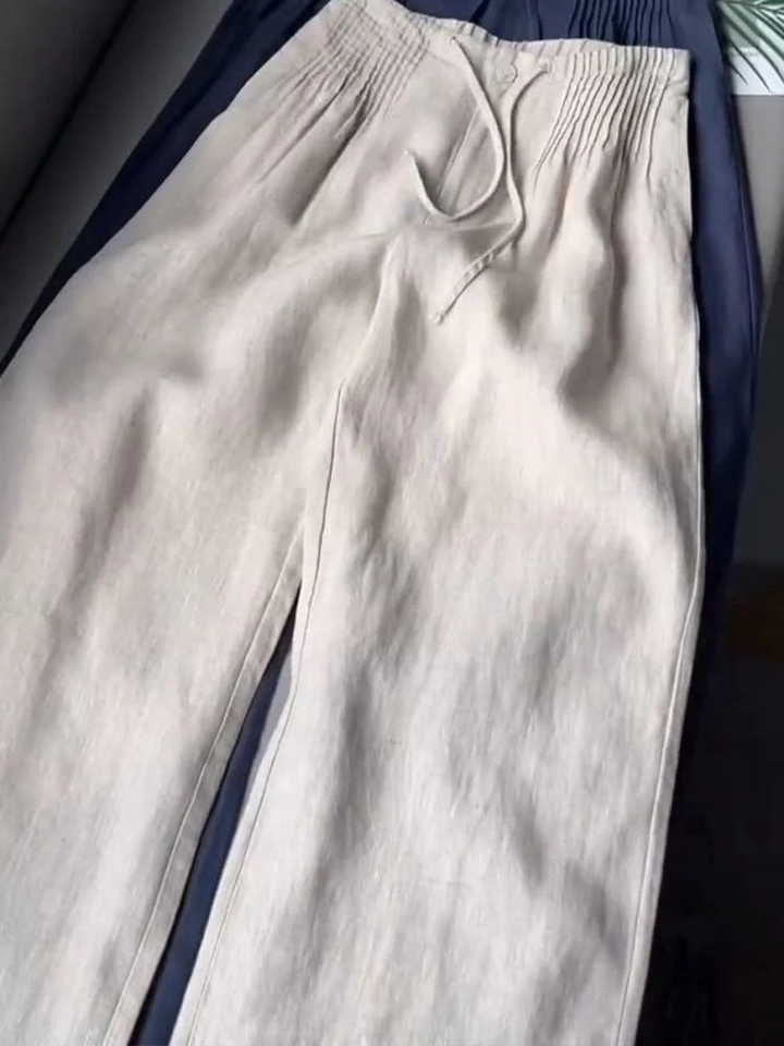 Ashcroft | Mara Lightweight Summer Linen Trousers