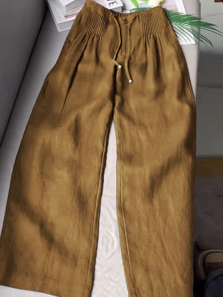 Ashcroft | Mara Lightweight Summer Linen Trousers