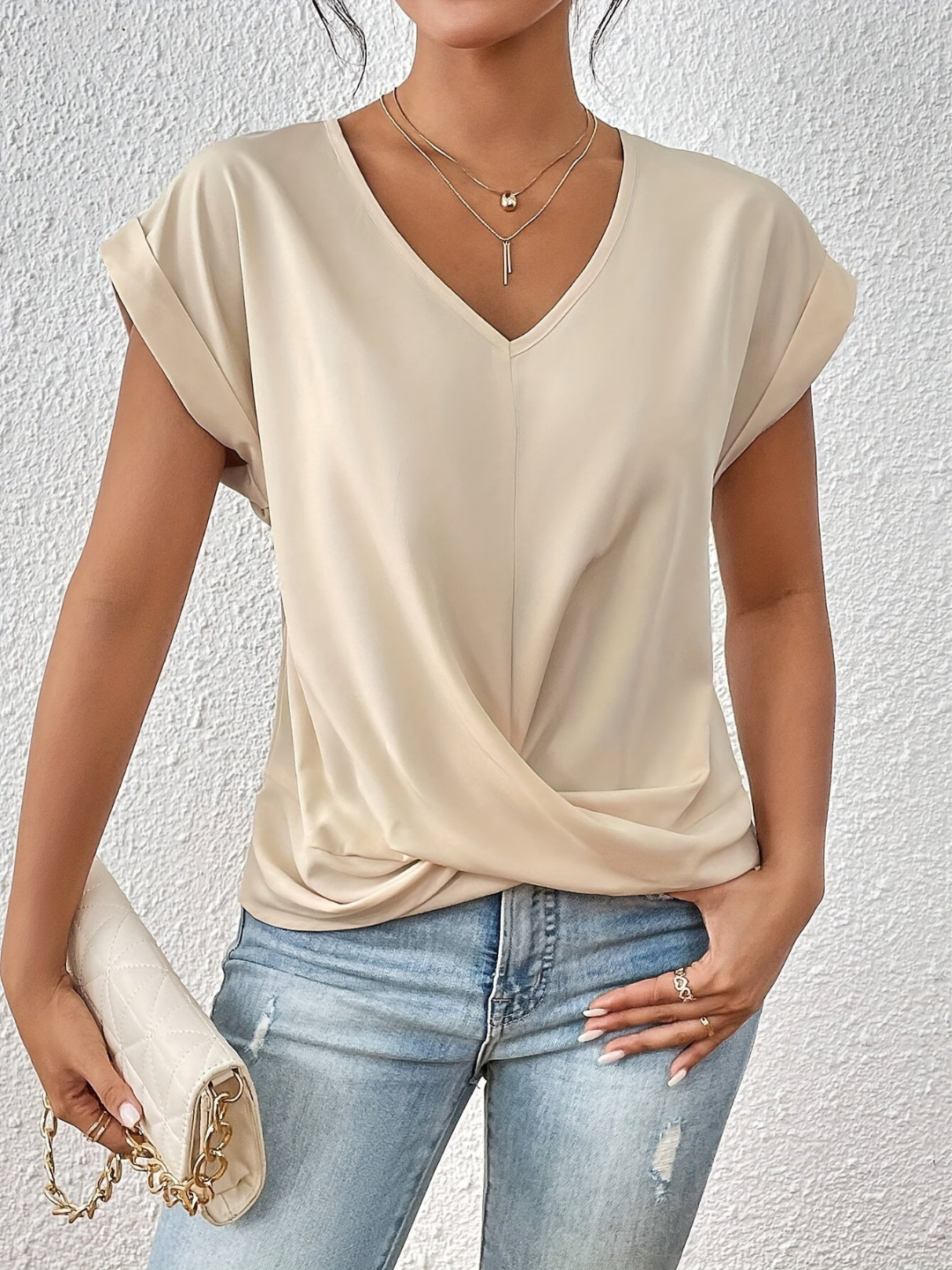 Ashcroft | Tionna Cosy V-Neck Shirt