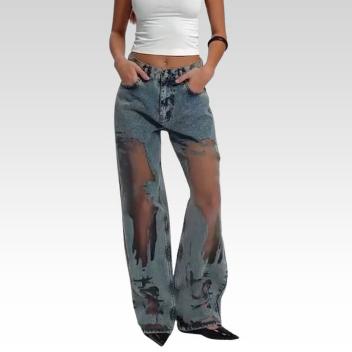 Ashcroft | Vintage Mesh Patchwork Jeans