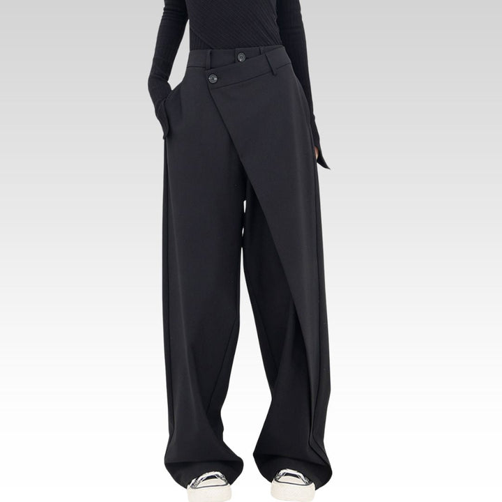 Ashcroft | Asymmetric Waist Baggy Trousers