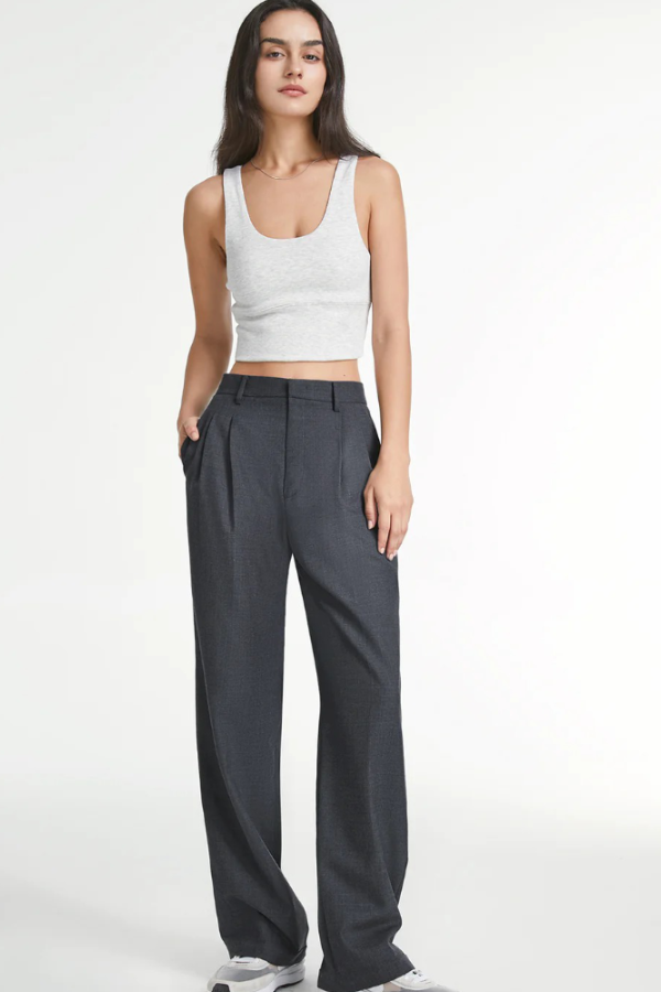 Ashcroft | Wide-Leg Tailored Trousers